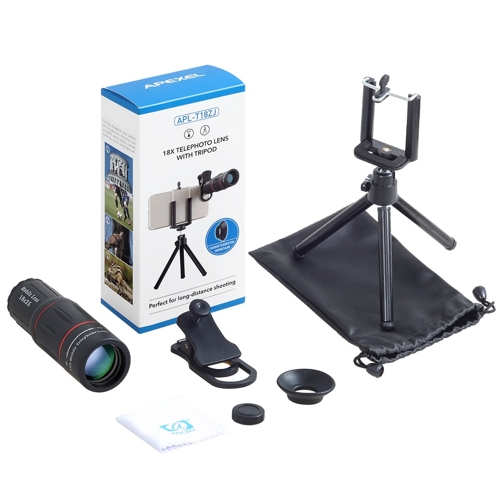 APEXEL Telescope Telephoto Lens - Zoom Lens for Smartphones APEXEL Telescope Telephoto Lens - Zoom Lens for Smartphones